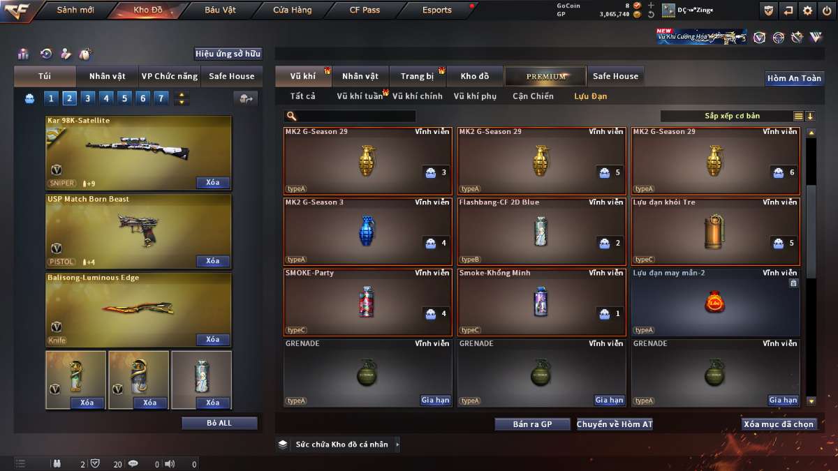 shop acc cf uy tin gia re